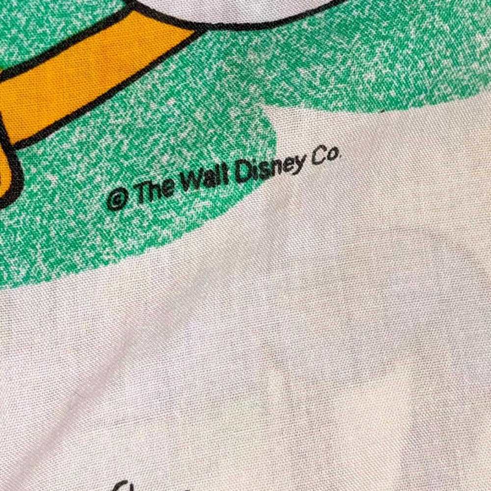 Vintage Disney Sports Mickey Twin Fitted Sheet – 90s Bedding – Rare Collectible - Picture 3 of 12